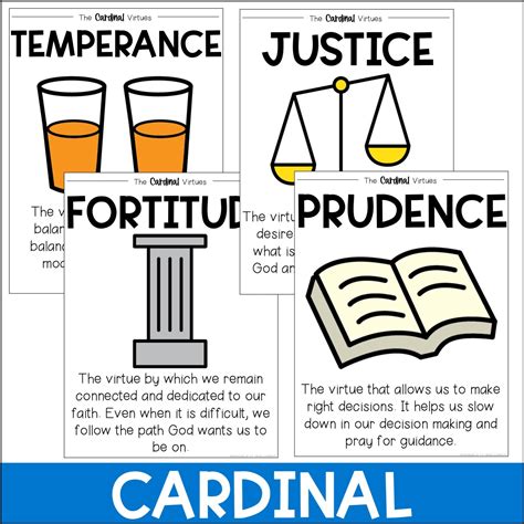 Cardinal virtues .